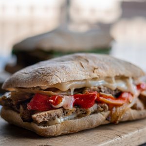 Sandwich poulet à la grecque