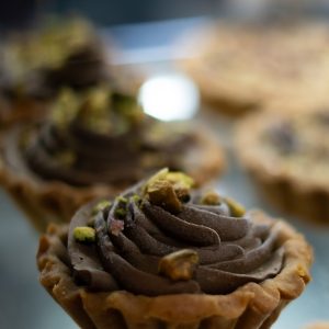 Tartelette choco-pistache