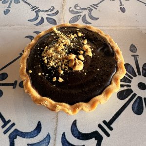 Tartelette choco-caramel et noisettes